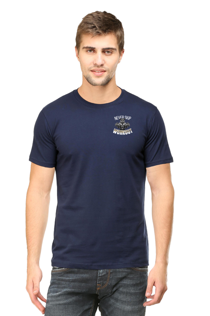 Begonia Official Gym Lover Men's Round neck Half Sleeve Cotton T-Shirt