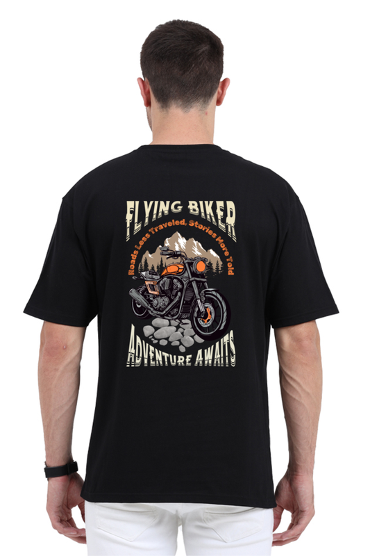 Begonia Bike Lover Cotton Slim Fit T-shirt for Men