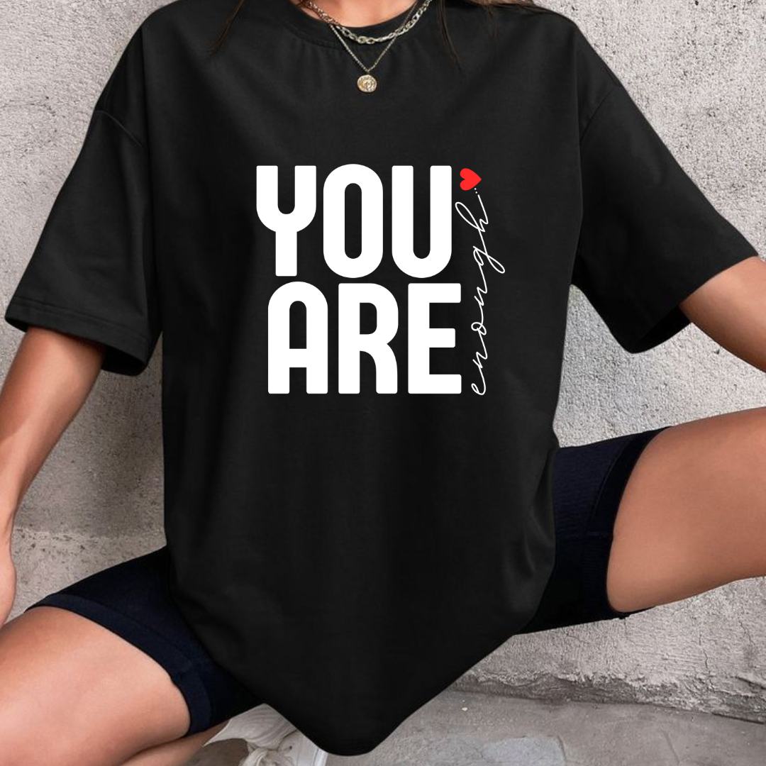 Women Black Oversized T-shirt